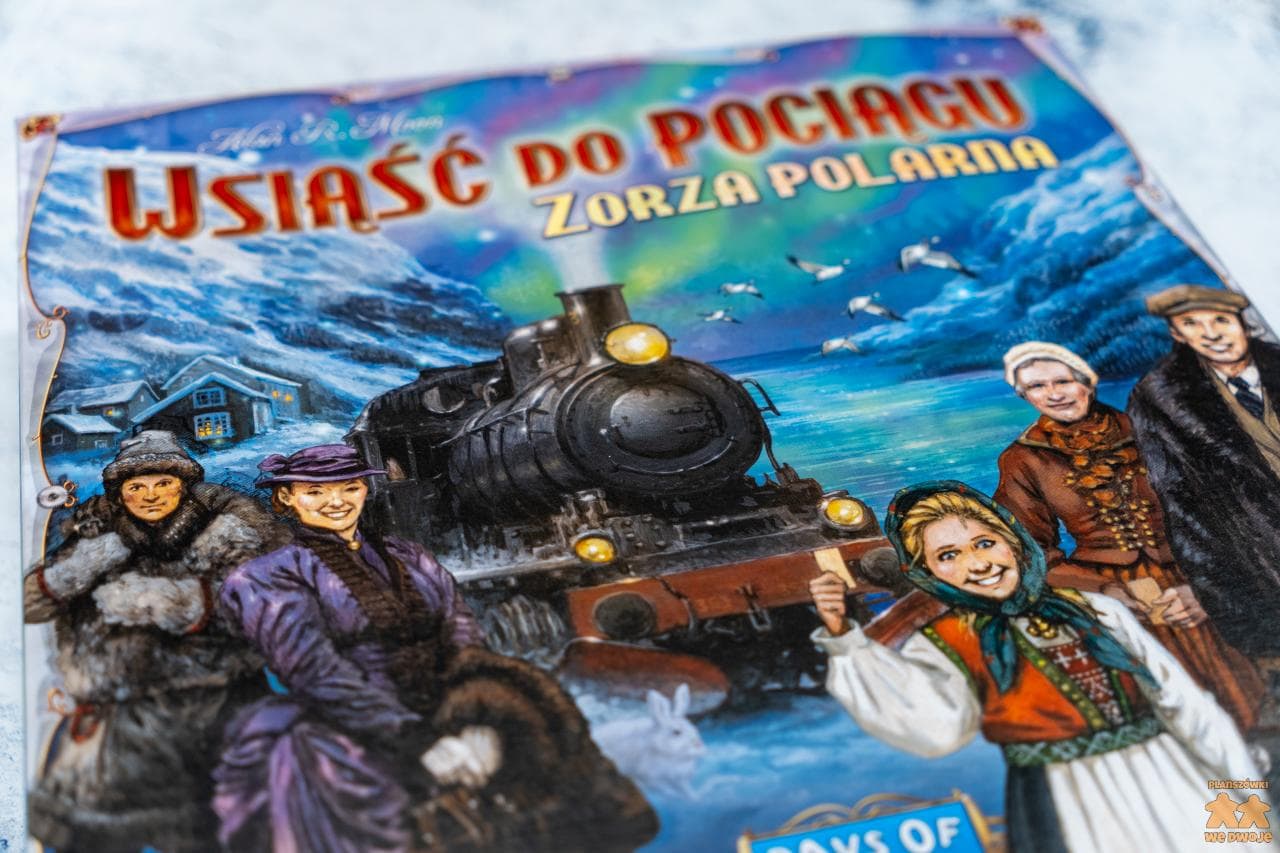 Wsiąść do Pociągu Zorza Polarna zdjęcie pudełka gry (okładki)